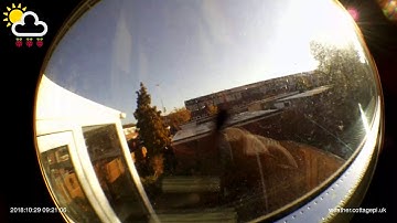 Weather timelapse of Monday 29 October 2018