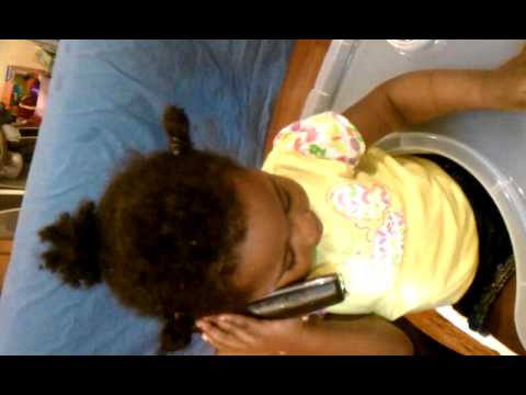 Chantelle talking on phone