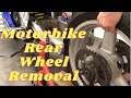 Motorbike Rear Wheel Removal SV650