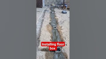 installing floor box #viral #video #youtubeshorts @ElectricalWorkCenter