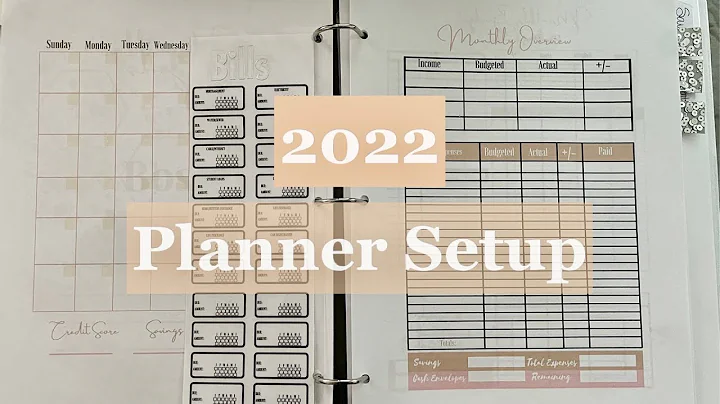 PLANNER SET UP| USING A BINDER