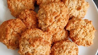 Soft Chewy Oat Biscuits/ Quick and Easy