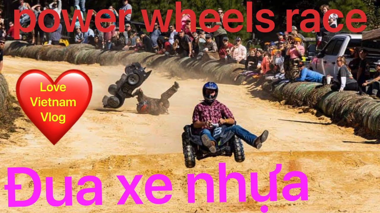 Downhill Power Wheels Racing at Boggs and Boulders Cuộc Thi Đua Xe Đồ