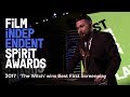 THE WITCH wins Best First Screenplay at the 2017 Film Independent Spirit Awards