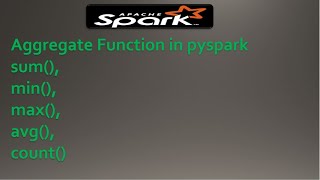 Aggregate Function in Pyspark #dataengineering #pysparktutorial #pyspark