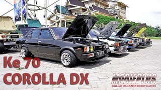 Ke70 Corolla Dx - Black Gold Detail