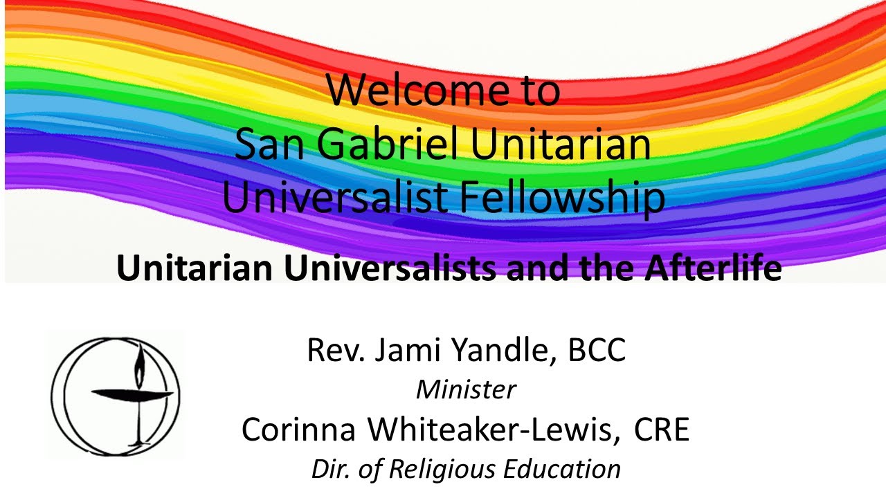 October 9, 2022 Worship Service Unitarian Universalists and the