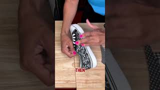 Custom shoes with mod podge