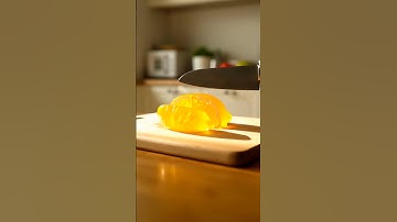 Slicing a Jell-O Lemon: Hypnotic Macro ASMR Fruits #ASMR #Jello #SurrealFruit #Macro #OddlySatisfyin