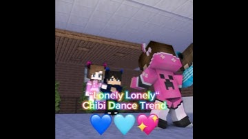 “Lonely Lonely“ Chibi Dance Meme - Mine-imator Minecraft Animation #shorts #minecraftshorts #viral