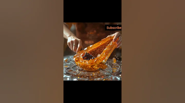 Crystal Papaya Cutting ✨ | Ultra-Realistic Luxury Fruit | AI Cinematic 8K#AICut#ASMR#ForYou#Trending