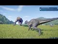 TYRANNOSAURUS REX VS INDORAPTOR JURASSIC WORLD EVOLUTION