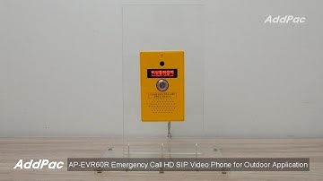 AP-EVP60R Emergency Call HD SIP Video Phone for Outdoor Application(옥외용 비상호출 HD SIP 영상통화장치)
