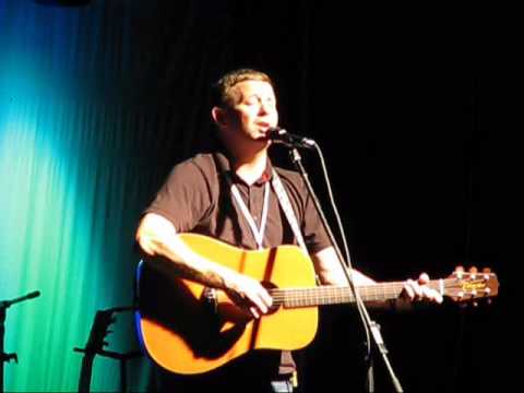 John Curran of the Masterless Men sings "There Were Roses" at the 2009 Newfoundland and Labrador Folk Festival in Bannerman Park in St. John's, NL.