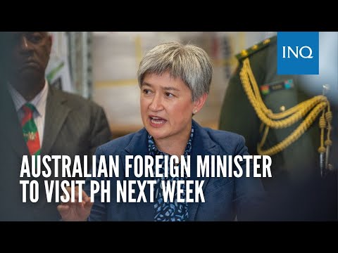 Australian foreign minister to visit PH next week  | INQToday