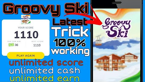 MX Player Groovy Ski game hack trick || #maalik. || groovy Ski auto win trick unlimited score