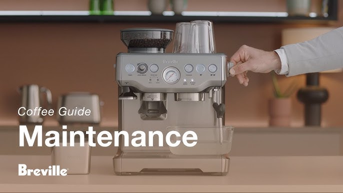 How to Clean Breville Barista Express using Tablets, Breville's way : Clean  light Blinks 