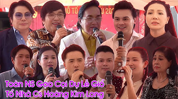 Quá Trời Nghệ Sĩ Tài Danh Gạo Cội Đến Dự Lễ Giổ Tổ Ngành Sân Khấu Tại Nhà Cs Hoàng Kim Long 