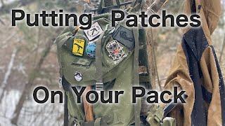 Putting Patches On Your Pack