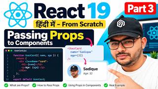 React 19 - Passing Props to Components - Part 3