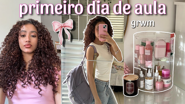 meu primeiro dia de aula *volta às aulas para escola* + grwm🎀