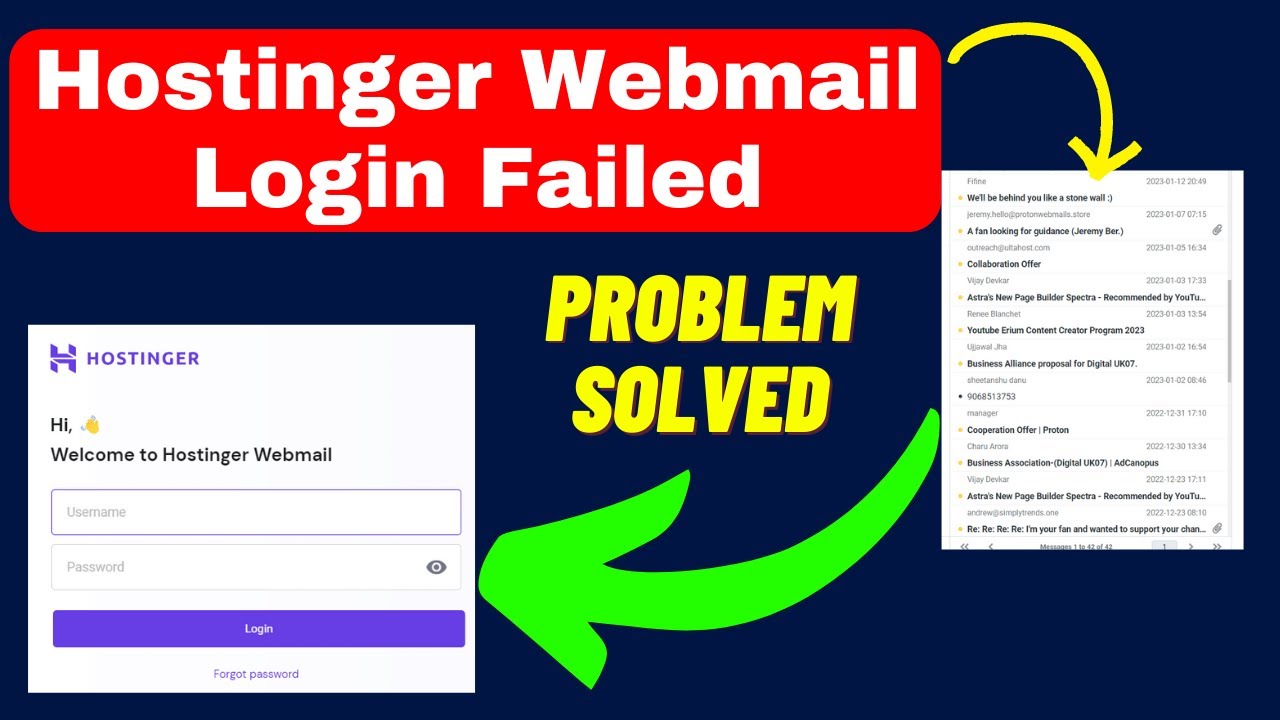 Firstmail itd. Перевод login failed.