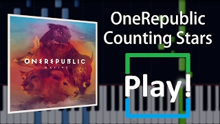 (Play!) OneRepublic - Counting Stars [FREE MIDI] Piano