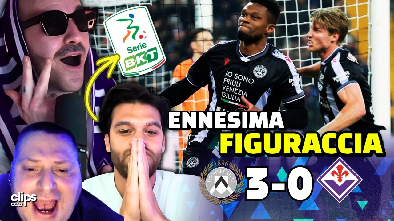 UDINESE - FIORENTINA 3-0 | CONDANNATI ALLA SERIE B! FIORENTINA SEMPRE PEGGIO! + LAZIO COL BUITRE!