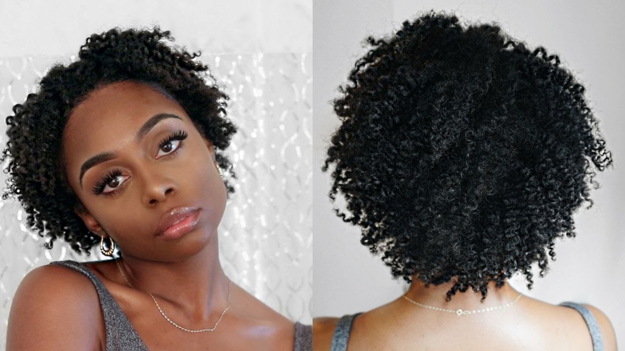 The Perfect Braid Out Using One Product 4b 4c Short Natural Hair Youtube