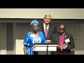 Abp Ben &amp; Mama Gloria Kwashi honoured with the Frank Wolfe Speak Freedom Award.