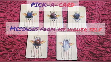 PICK-A- CARD 🃏 *MESSAGES FROM YOUR HIGHER SELF*🧘