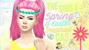 The Sims 4: Create A Sim // Easter Spring Inspired