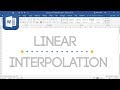 WORD: Linear Interpolation with VBA (Tutorial)