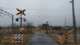 JR両毛線西山田踏切 JR ryomo line nishi yamada railroad crossing