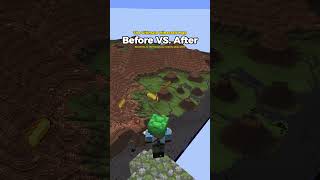 From This… To The Ultimate Minecraft Map! Before vs After! #minecraft #minecraftshorts