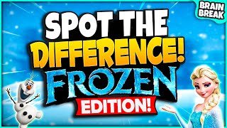 Frozen Spot The Difference! | Winter Brain Break | Winter Games For Kids | Just Dance | GoNoodle screenshot 4