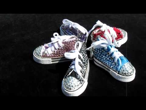 Glitzer Strass Turnschuhe bei WINFLEI