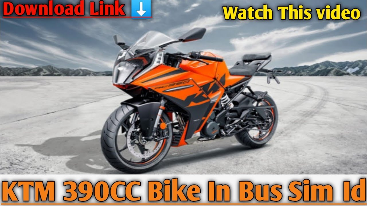 🔥🧡KTM 390CC Bike In Bus Sim ID| Gameplay| Download Link in Description ...