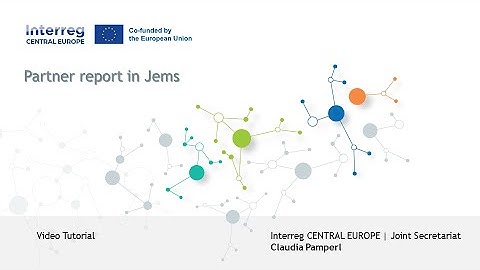 Tutorial (Project Implementation): How to Insert the Partner Report in Jems