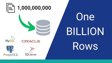 How To Load One BILLION Rows into an SQL Database