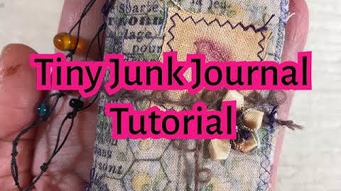 MINI JUNK JOURNAL TUTORIAL