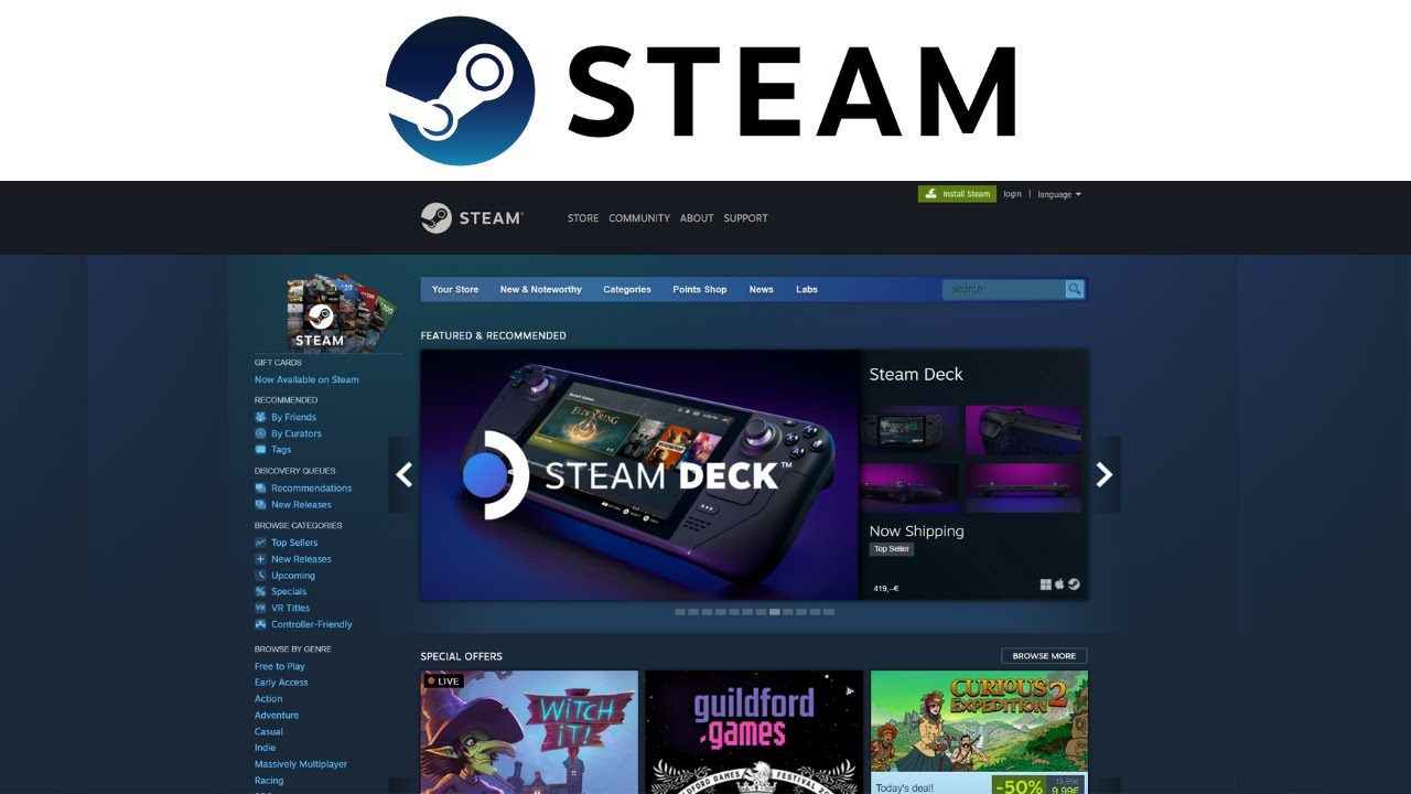 Steam Login - HTML/CSS