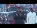 President Uhuru Kenyatta campaigns in Eldoret town, Uasin Gishu County.