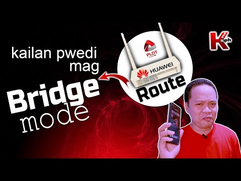 WAG mong i-BRIDGE Mode PLDT Fibr HUAWEI kung hindi mo ito napanood! Magsisi ka!