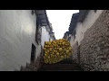 Sphere Cluster Rolling Down Stairs