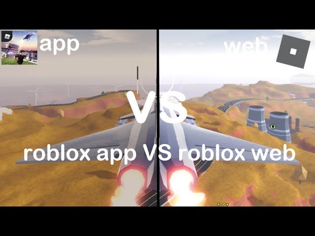 roblox web VS app (microsoft store/windows) 