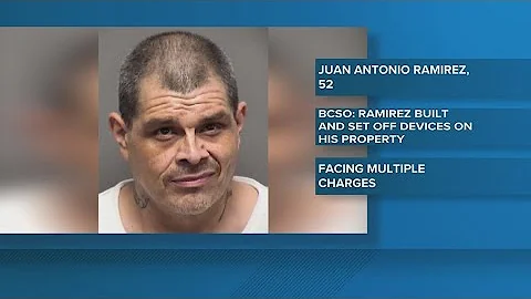 Man accused of 'building explosive devices' at Bexar County home
