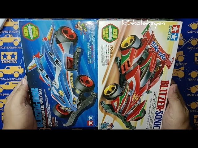 Blazing Max Prism Blue Special & Blitzer Sonic | Aero Mini 4wd