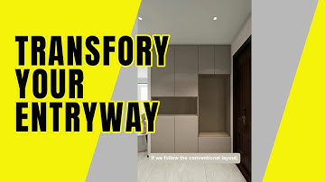 Transform Your Entryway With Shoe Cabinet | Entryway Design | Design Edit | #interiordesign #3dhome
