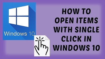 How To Open Items With Single Click in Windows 10 | Open File & Folder With Single Click - Hindi